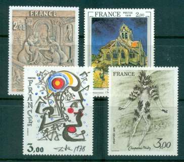 France-1979-Paintings-MUH-lot45470