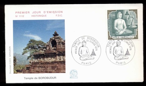 France-1979-Save-the-Temples-of-Borobodur-FDC