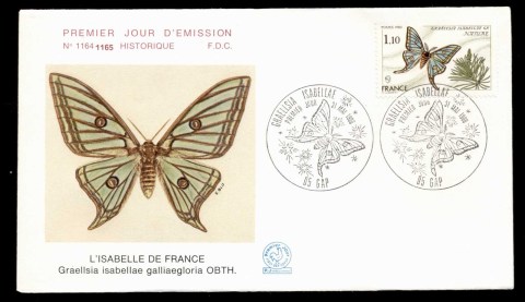 France-1980-Butterfly-FDC