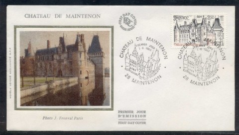 France-1980-Chateau-de-Maintenon-FDC