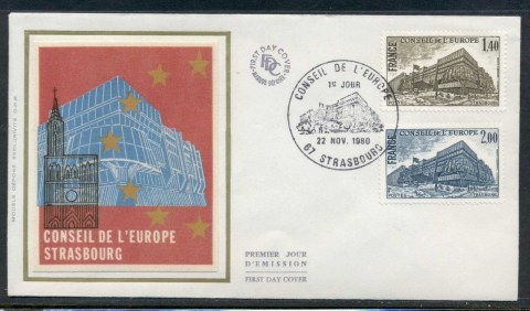 France-1980-Council-of-Europe-FDC