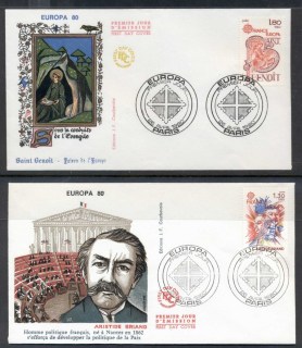 France-1980-Europa-Celebrities-2x-FDC