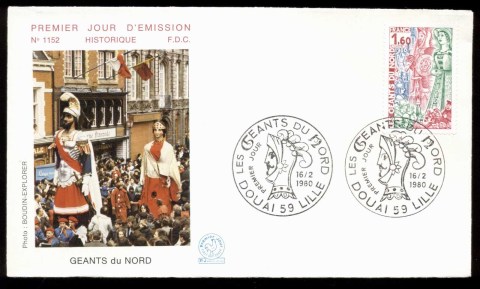 France-1980-Giants-of-the-North-festival-FDC