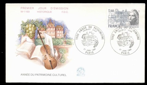 France-1980-Heritage-Year-FDC