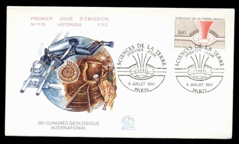 France-1980-International-Geological-Congress-FDC