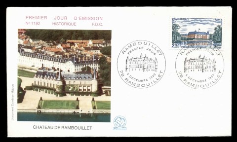 France-1980-Rambouillet-Chateau-FDC