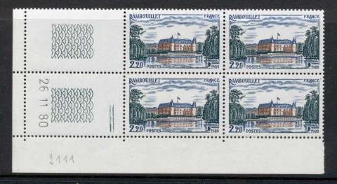 France-1980-Rambouillet-Chateau-blk4-MUH