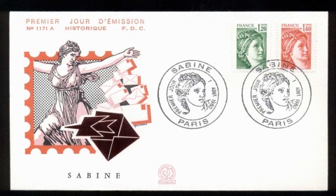 France-1980-Sabine-FDC