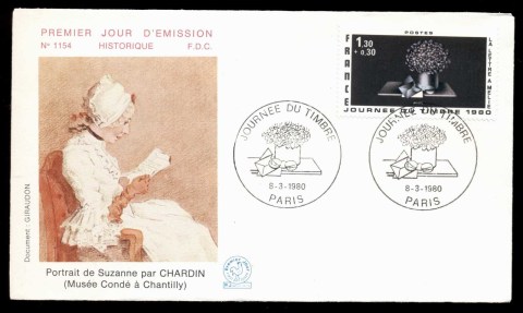 France-1980-Stamp-Day-FDC