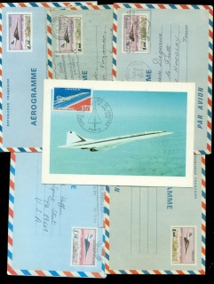 France-1980s-Concorde-Assorted-Aerogram