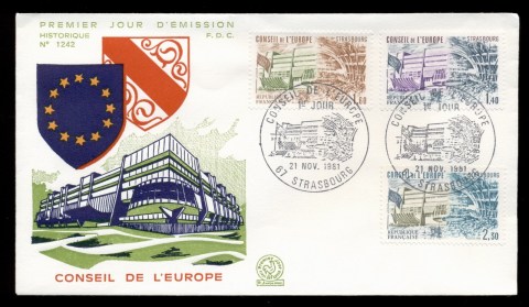 France-1981-Council-of-Europe-FDC-2