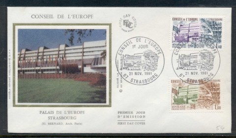 France-1981-Council-of-Europe-FDC