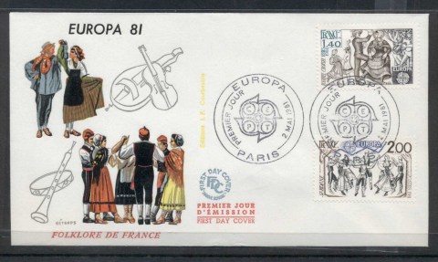 France-1981-Europa-Folklore-FDC