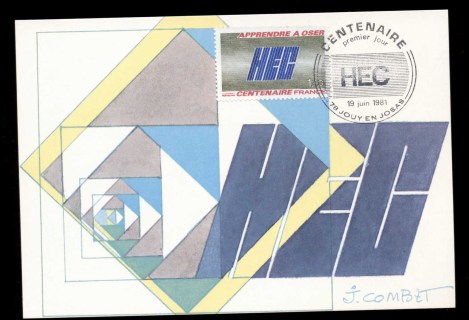 France-1981-Higher-National-College-for-Commercial-Studies-Maxicard