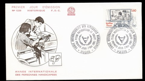 France-1981-International-year-of-the-Disabled-FDC