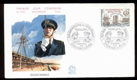 France-1981-Naval-Academy-FDC