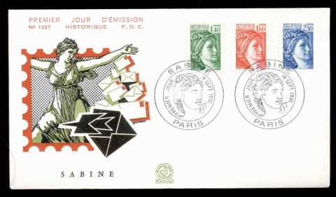 France-1981-Sabine-FDC