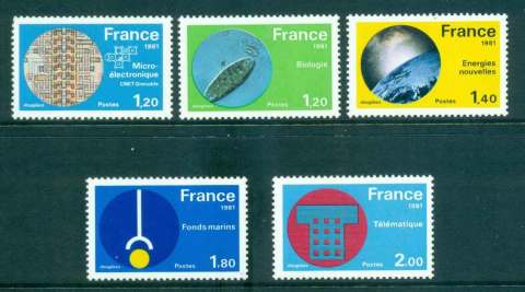 France-1981-Science-Technology-MUH-lot45490