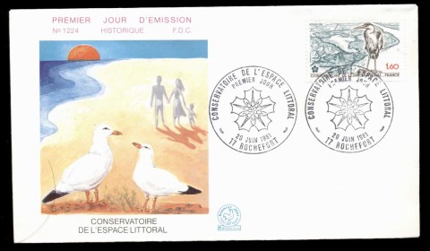 France-1981-Sea-Shore-Conservation-FDC