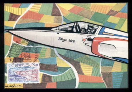 France-1981-Space-Aeronautics-Exhibition-Maxicard