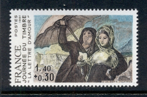 France-1981-Stamp-day-MUH