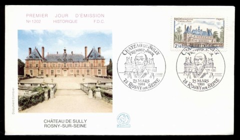 France-1981-Sully-Chateau-FDC