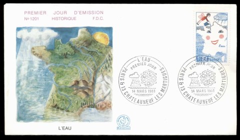 France-1981-Water-FDC