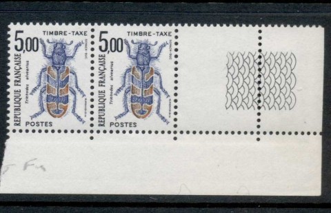 France-1982-83-Postage-Due-Beetles-5f-pr-MUH