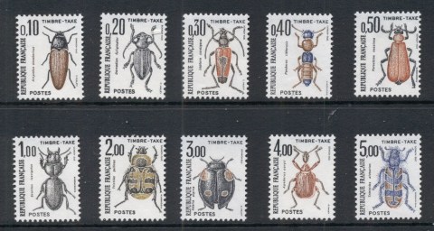 France-1982-83-Postage-Dues-Insects