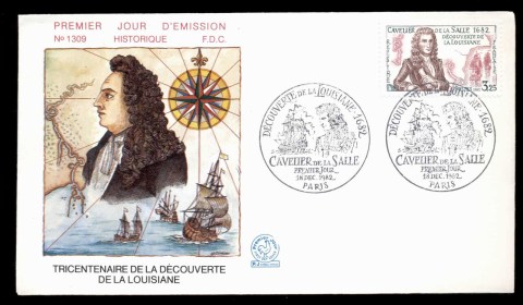 France-1982-Cavellier-de-la-Salle-FDC