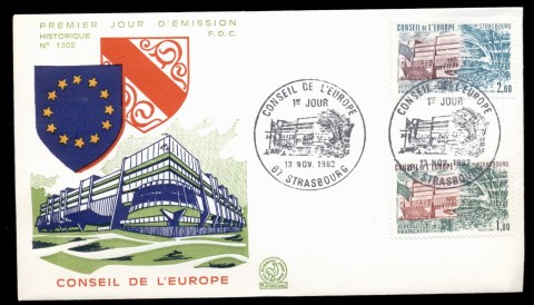 France-1982-Council-of-Europe-FDC-2