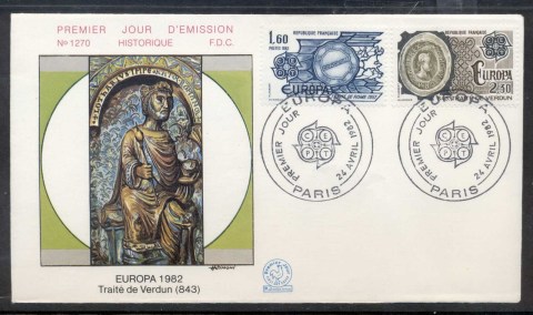 France-1982-Europa-History-FDC