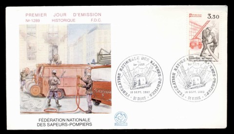 France-1982-Firemen-FDC