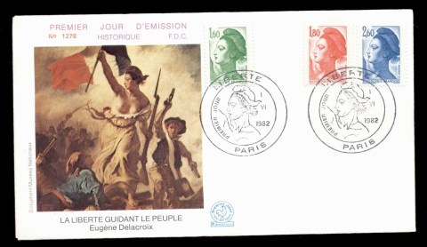 France-1982-Liberty-FDC