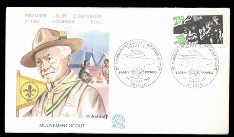 France-1982-Scouting-Year-FDC