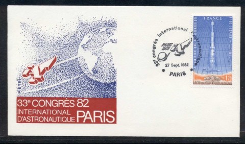 France-1982-Space-Congress-FDC