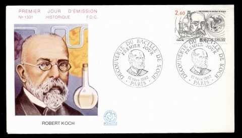 France-1982-TB-Bacillus-FDC