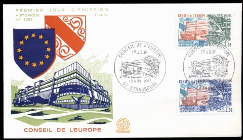 France-1983-Council-of-Europe-FDC-2