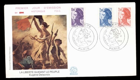 France-1983-Liberty-FDC