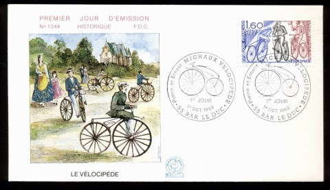 France-1983-Michauxs-Bicycle-FDC