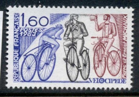 France-1983-Michauxs-Bicycle-MUH-2