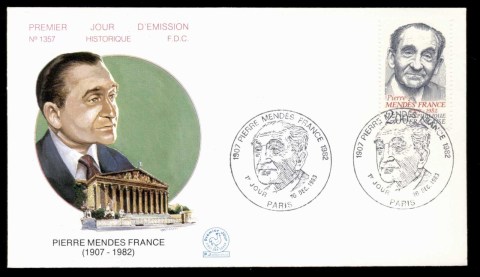 France-1983-Pierre-Mendes-France-FDC