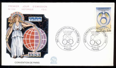 France-1983-Protection-of-Industrial-Property-FDC