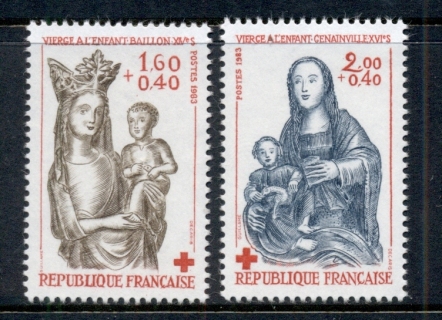 France-1983-Red-Cross-MUH