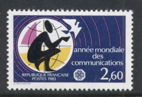 France-1983-World-Communications-Year-MUH