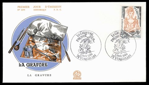 France-1984-Engraving-FDC