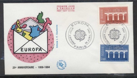 France-1984-Europa-Bridge-FDC