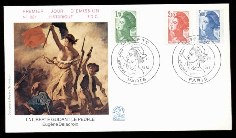 France-1984-Liberty-FDC