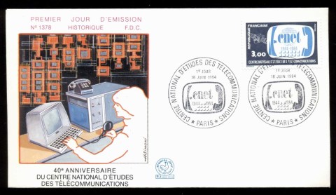 France-1984-Telecommunications-College-FDC