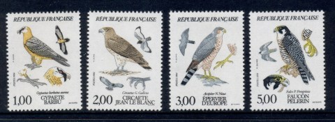 France-1985-Local-Birds-of-Prey-MUH